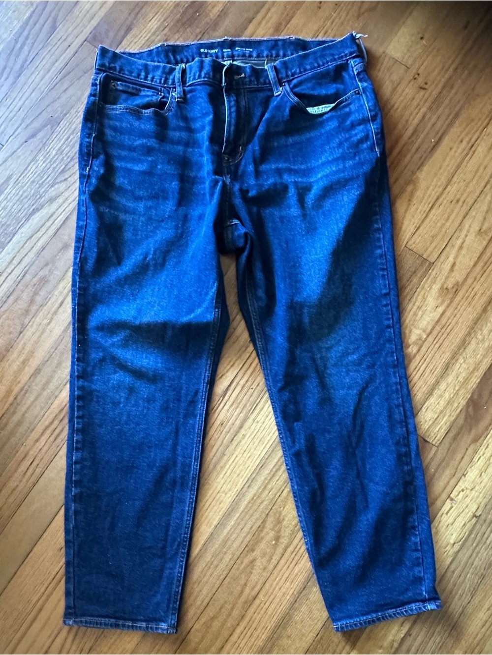 Old Navy Dark Wash Athletic Taper Jeans Men’s 38x30 Denim